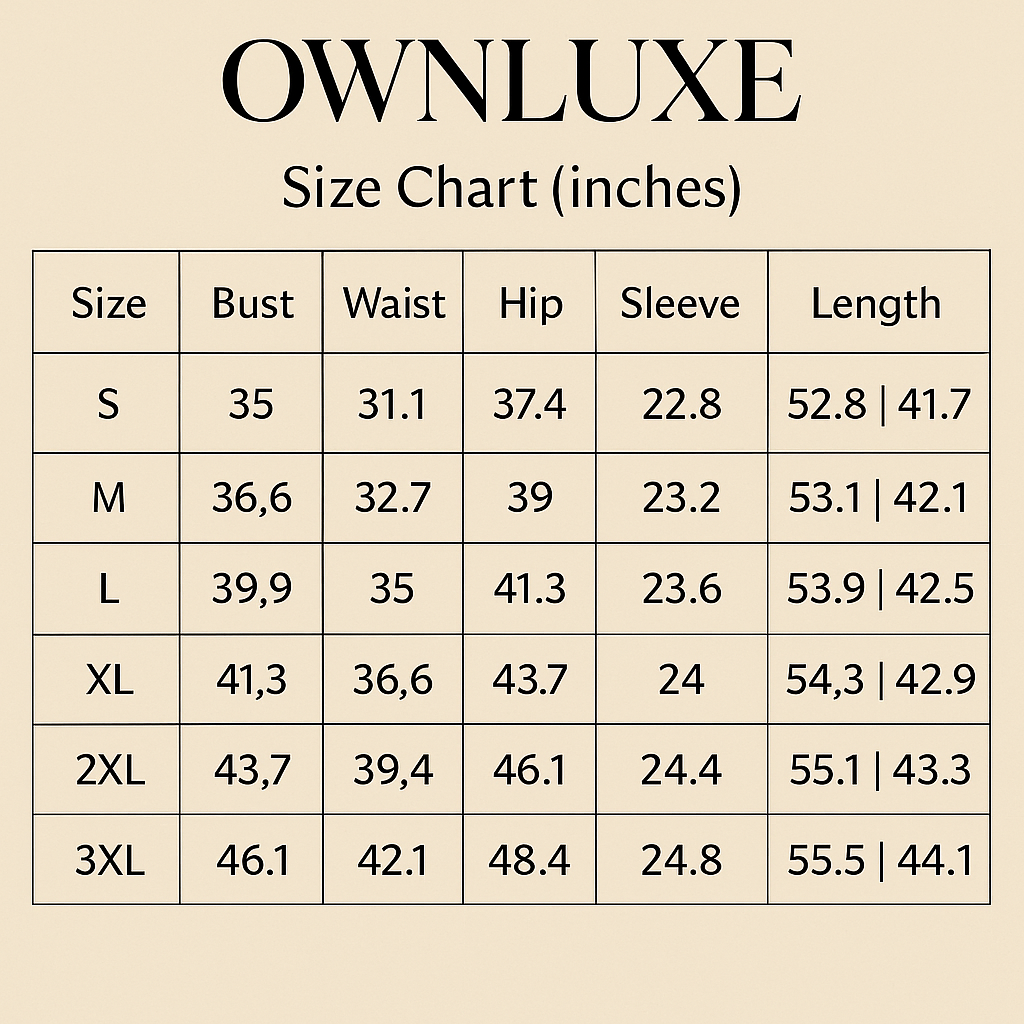 Women’s Woven Office Set – Long Top & Wide-Leg Pants