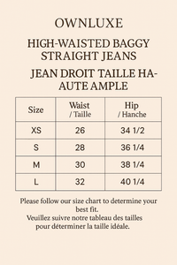 Vintage-Washed High-Waisted Jeans – Bold, Baggy & On-Trend | Jean Taille Haute Délavé – Ample, Audacieux et Tendance