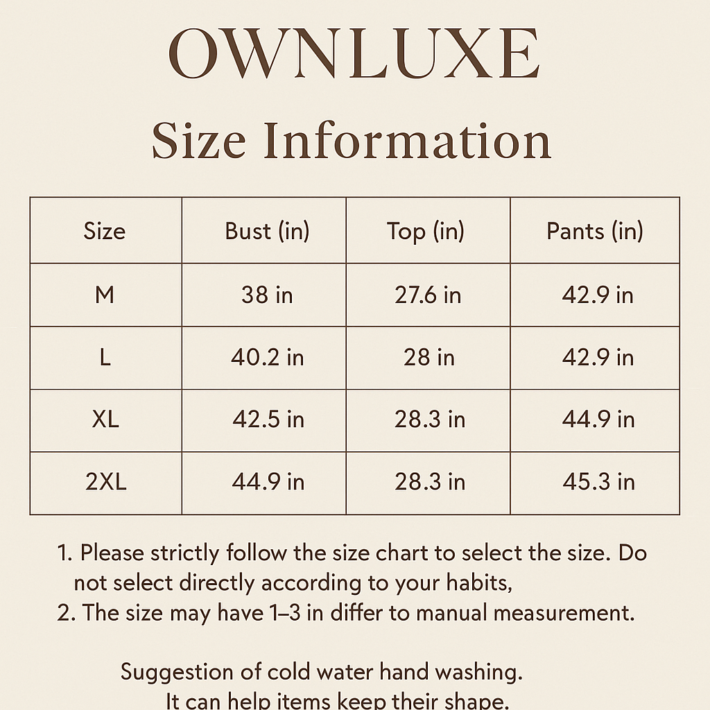 Women’s Printed Casual Set – Loose Fit High-Waist Two-Piece