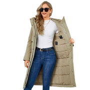 Long Hooded Winter Coat – Insulated, Windproof Warmth