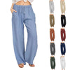 Women's Wide Leg Cotton Pants | OWNLUXE