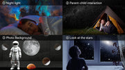 Galaxy Projector Night Light - 360° Rotating Starry Sky Planetarium Lamp