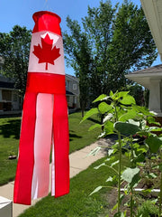 Canada Flag Wind Sock - 2 Pack 100% Polyester National Flag | OWNLUXE