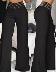 High Waist Solid Color Wide Leg Pants Summer Chic Loose | OWNLUXE