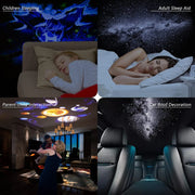 Galaxy Projector Night Light - 360° Rotating Starry Sky Planetarium Lamp