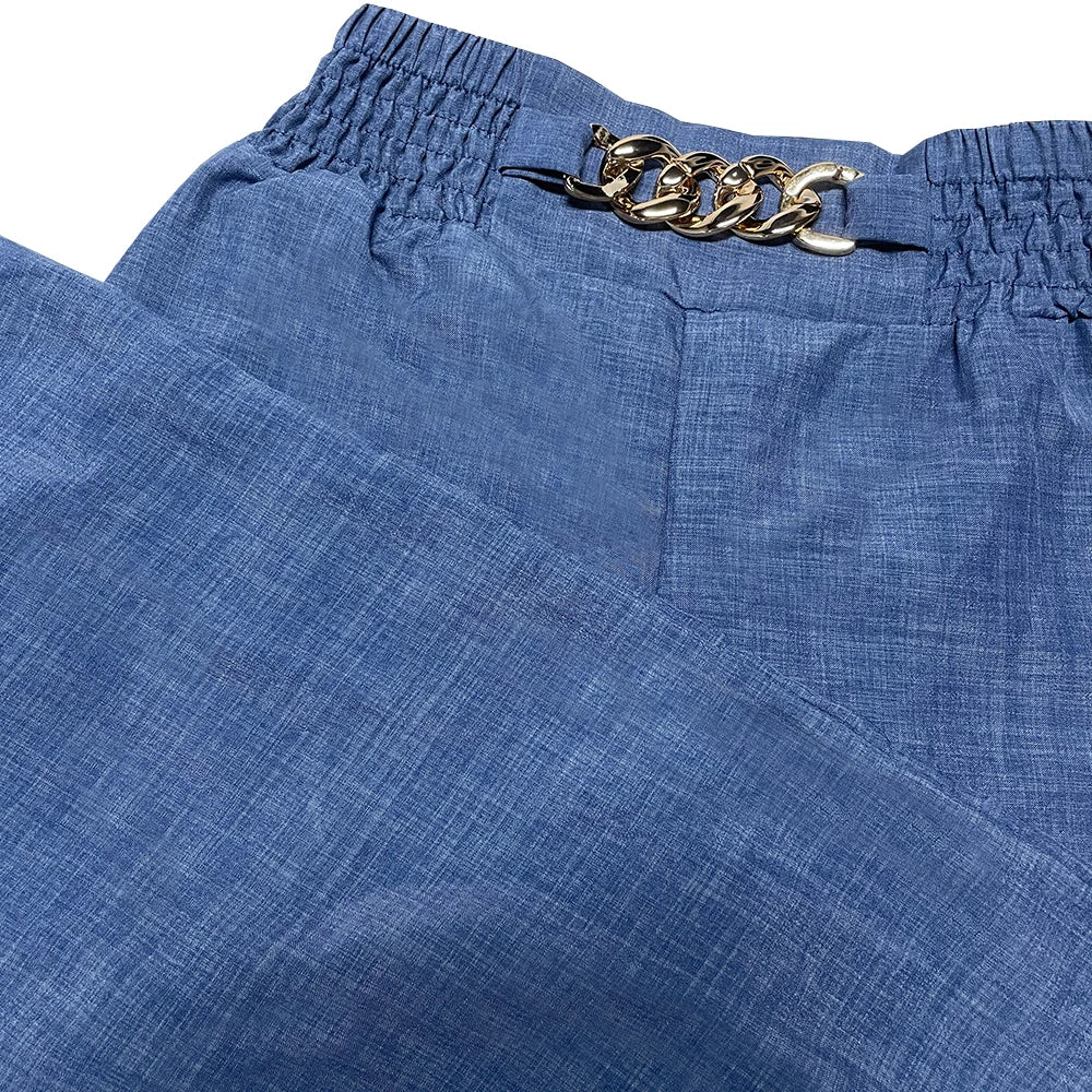 High Waist Solid Color Wide Leg Pants Summer Chic Loose | OWNLUXE