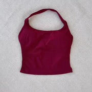 Built-In Bra Seamless Nylon Yoga Tank Top | OWNLUXE