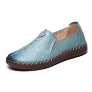 Women's Leather Vintage Loafers (Wb134 Black A) – Shop at OWNLUXE