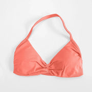 With Logo DF Women Seamless Halter Sports Bra Deep V | OWNLUXE