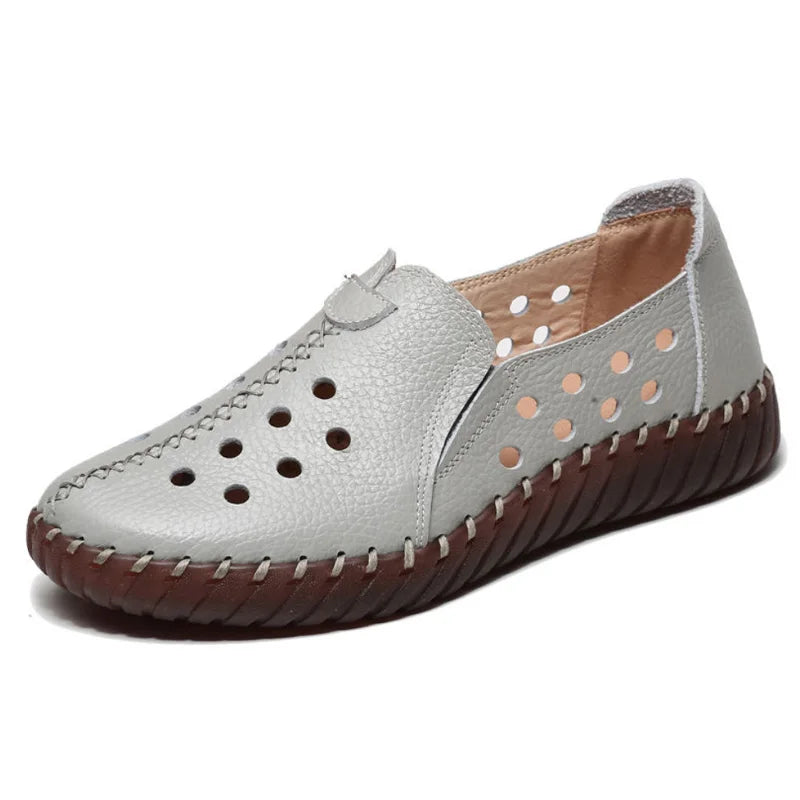 Women's Leather Vintage Loafers (Wb134 Black A) – Shop at OWNLUXE