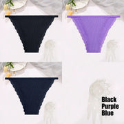 3-Piece Cotton Lace Brief Set | OWNLUXE