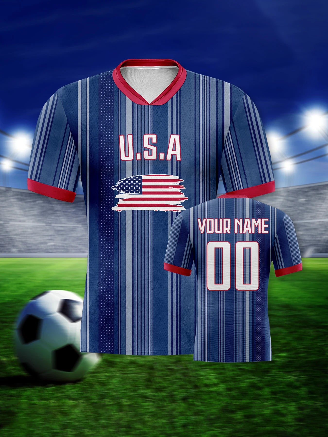 Unisex Custom Usa Top | OWNLUXE