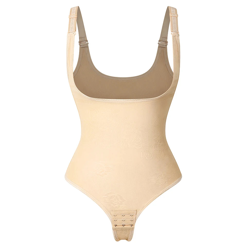 Shapewear Bodysuit - Tummy Control Thong Body Shaper for Women