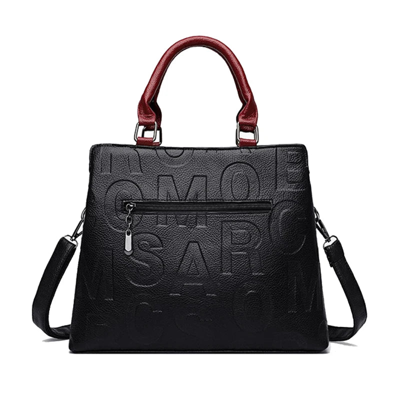 Large Capacity Travel Satchel - Designer PU Leather Crossbody Tote | OWNLUXE