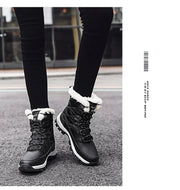 Plush Lined Ankle Snow Boots – Warm Grip Winter Style