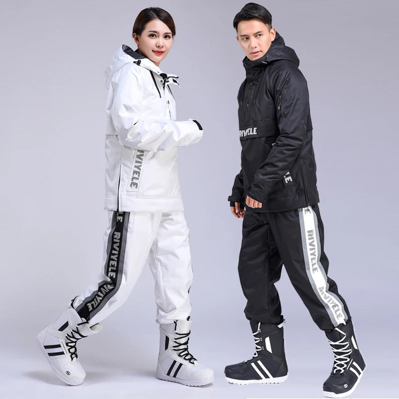 Unisex Waterproof Ski & Snowboard Suit – Warm Winter Set