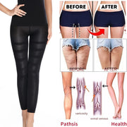 Compression High-Waist Tummy-Control Thigh Leggings | OWNLUXE