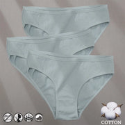 Women's Cotton Jacquard Low-Rise Briefs | 6 Colours | OWNLUXE