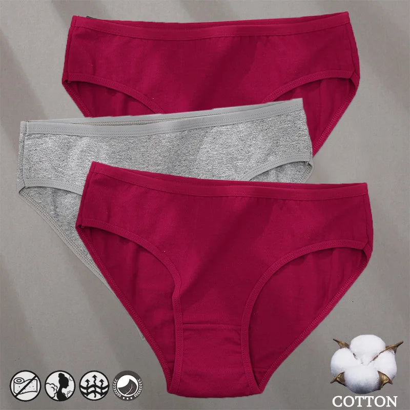 Women's Cotton Jacquard Low-Rise Briefs | 6 Colours | OWNLUXE