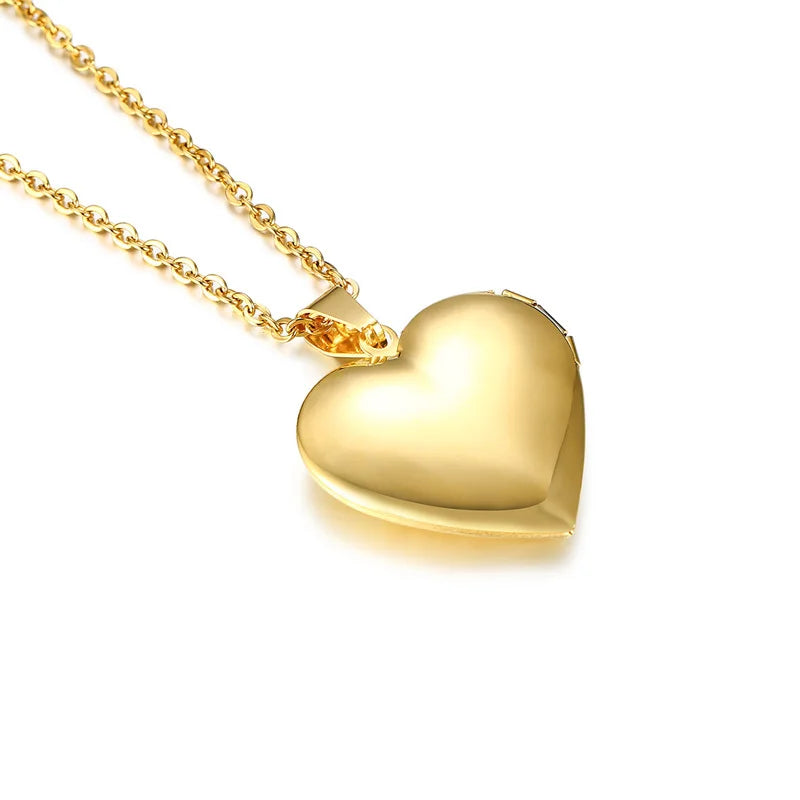 Stainless Steel Heart Locket – Personal Keepsake | OWNLUXE