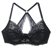 Underwire Embroidered Mesh Bralette | OWNLUXE
