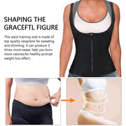 Women’s Waist Trainer Corset Vest – Firm Slimming Sauna Top