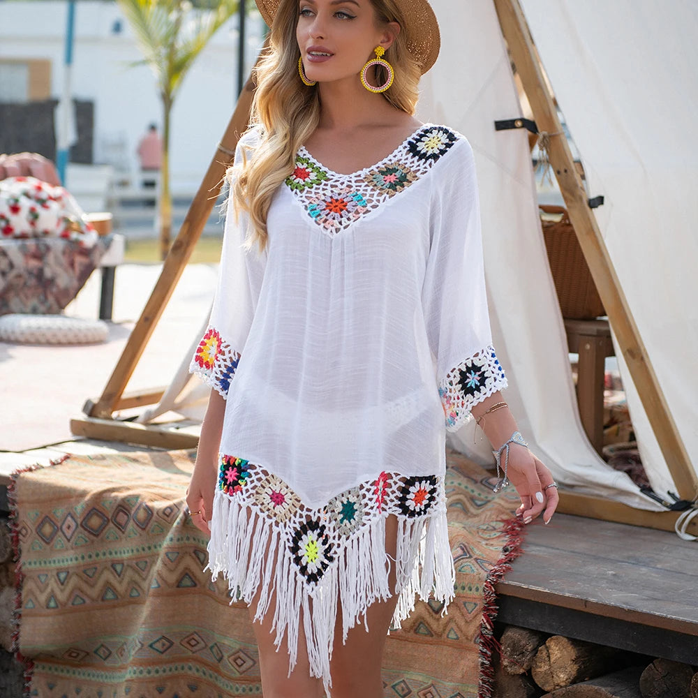 Crochet Swim Cover-Up | OWNLUXE