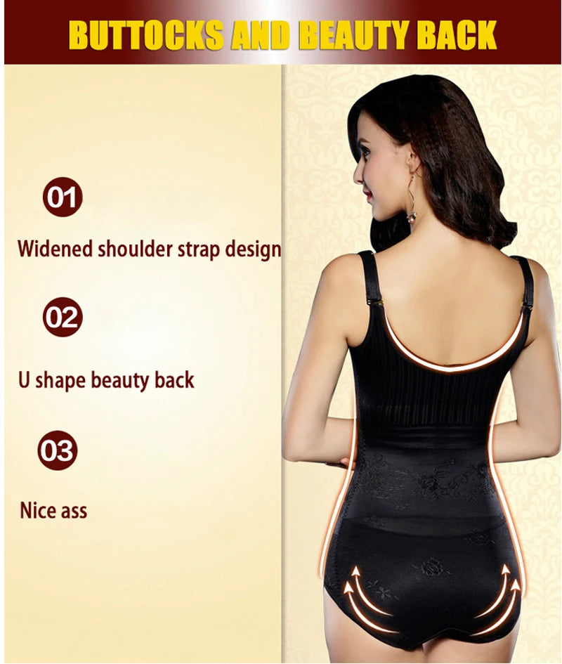 Postpartum Body Shaper Bodysuit with Tummy Control