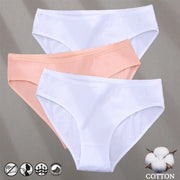 Women's Cotton Jacquard Low-Rise Briefs | 6 Colours | OWNLUXE