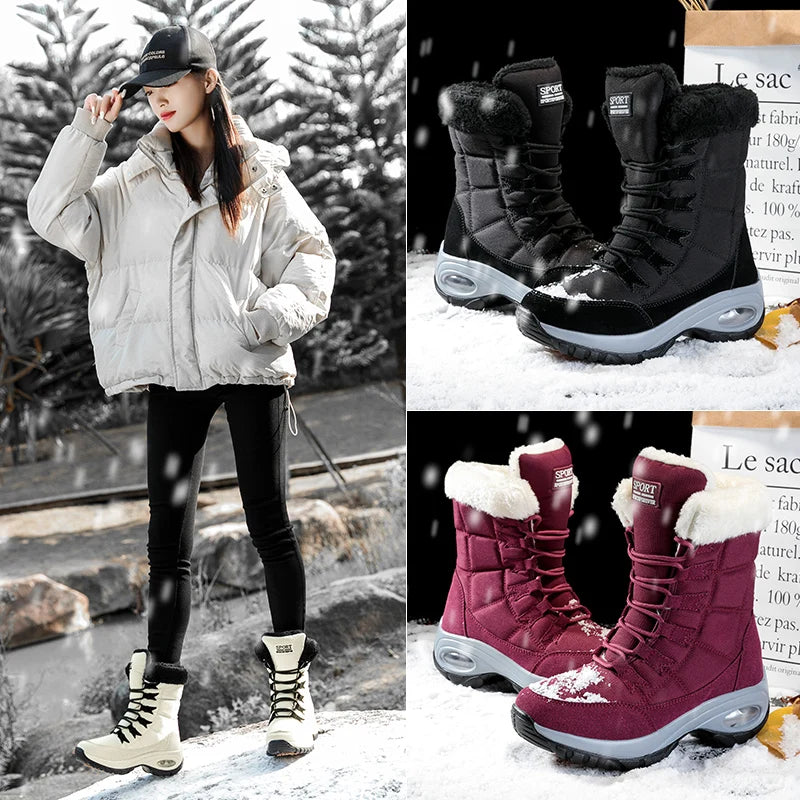 Insulated Steel Toe Work Shoes for Women with EVA Cushion