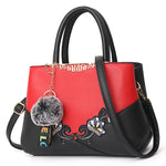 Load image into Gallery viewer, Embroidered PU Leather Shoulder Bag – Elegant &amp; Versatile | Sac d’Épaule en Cuir PU Brodé – Élégant &amp; Polyvalent
