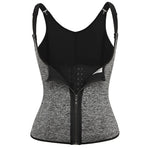 Load image into Gallery viewer, Women Waist Trainer Vest with Zipper &amp; Sauna Effect

