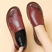 Women's Leather Vintage Loafers (Wb134 Black A) – Shop at OWNLUXE