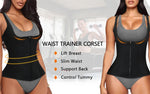 Load image into Gallery viewer, Women Waist Trainer Vest with Zipper &amp; Sauna Effect

