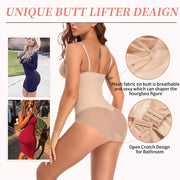 Tummy Control Shapewear Bodysuit with Bra & Butt Lifter