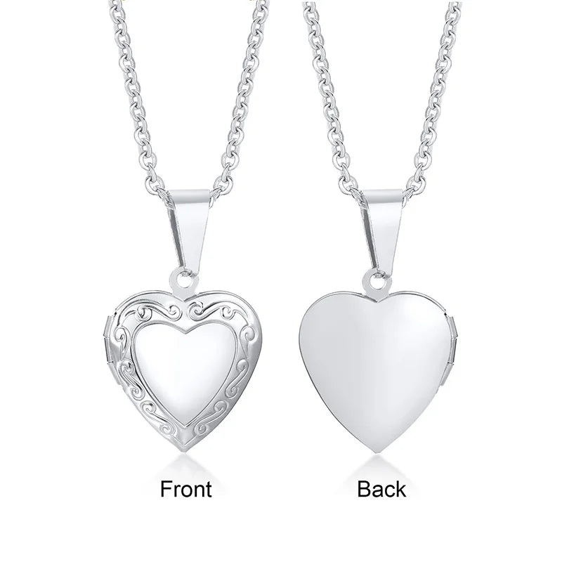 Stainless Steel Heart Locket – Personal Keepsake | OWNLUXE