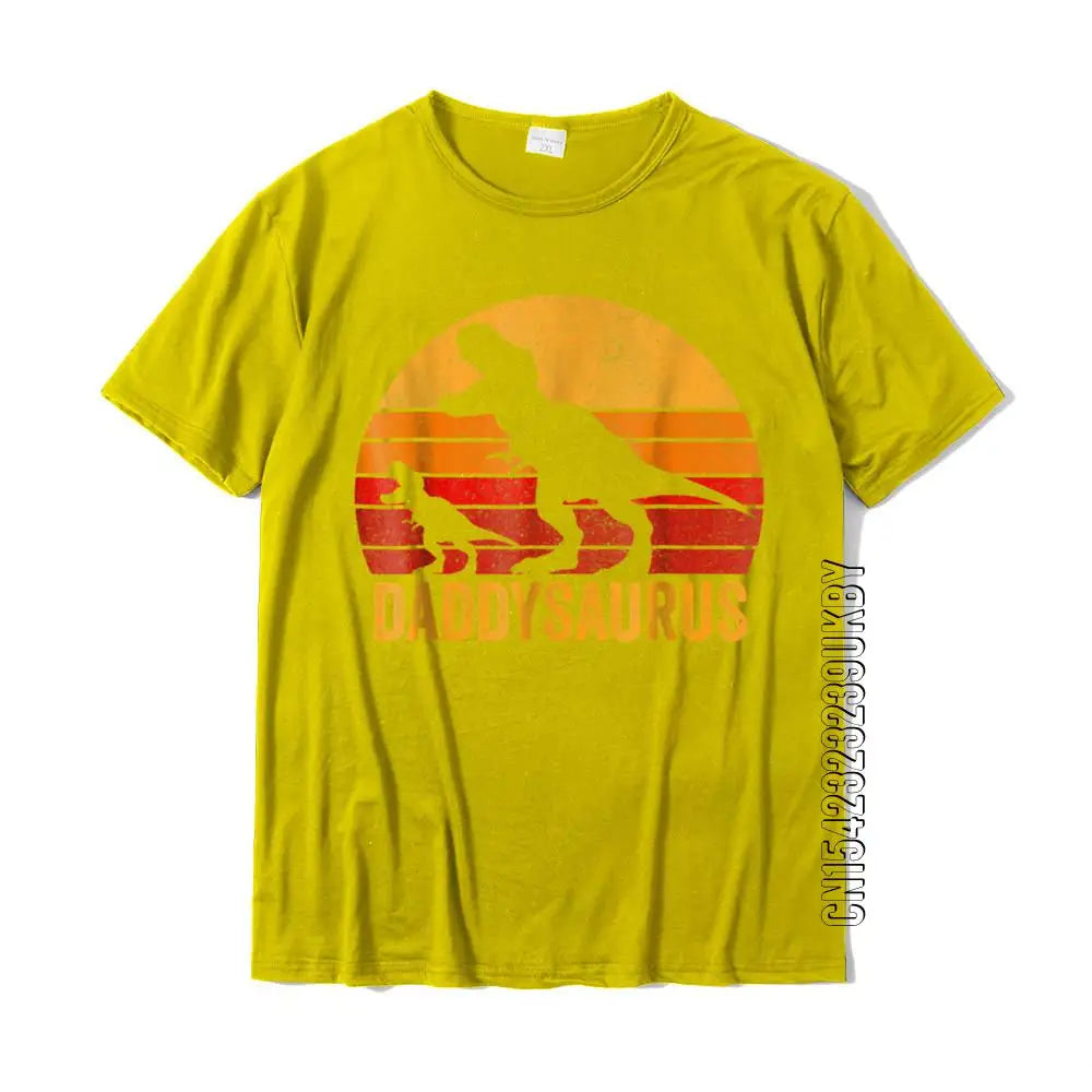 Daddysaurus Father’s Day T-Shirt – Funny Cotton Tee for Dad