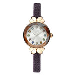 Load image into Gallery viewer, Women&#39;s Leather Strap Quartz Wristwatch – Elegant, Water Resistant &amp; Fashionable
