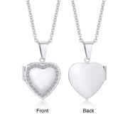 Stainless Steel Heart Locket – Personal Keepsake (Style 3) | OWNLUXE