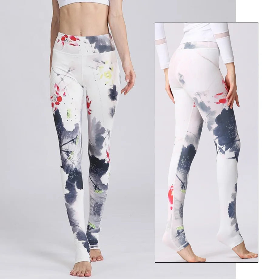 Women’s High-Rise 4-Way Stretch Sports Leggings – Fast Dry