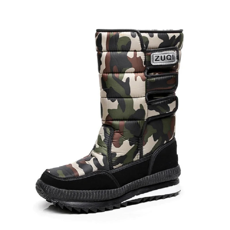 Mid-Calf Platform Snow Boots / Bottes de neige mi-mollet à plateforme