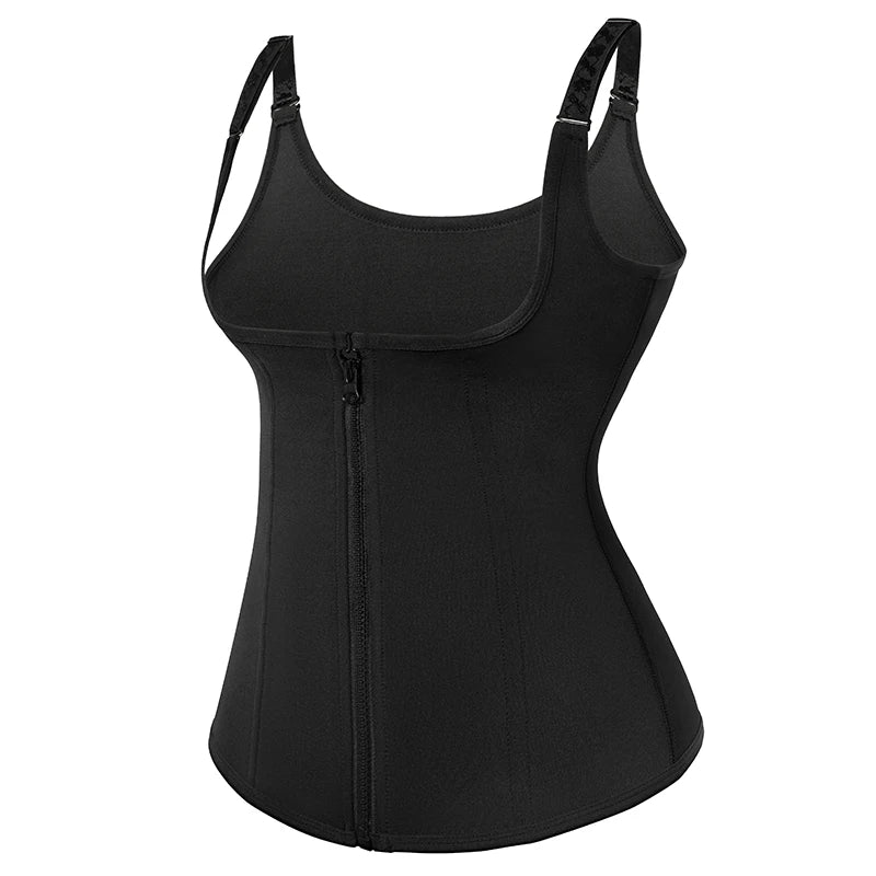 Women’s Waist Trainer Corset Vest – Firm Slimming Sauna Top