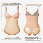 Tummy Control Shapewear Bodysuit with Bra & Butt Lifter
