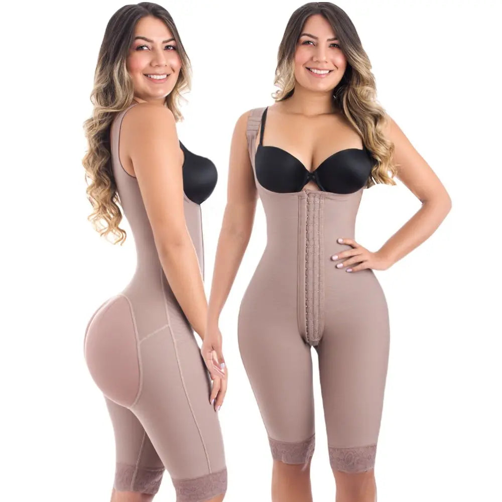 Fajas Colombianas Compression Bodysuit with Butt Lifter