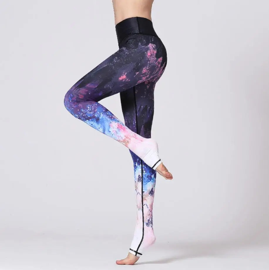 Women’s High-Rise 4-Way Stretch Sports Leggings – Fast Dry