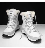 Plush Lined Ankle Snow Boots – Warm Grip Winter Style