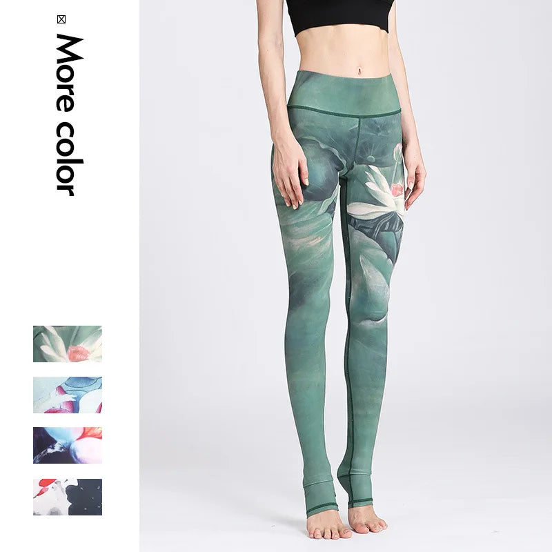 Women’s High-Rise 4-Way Stretch Sports Leggings – Fast Dry