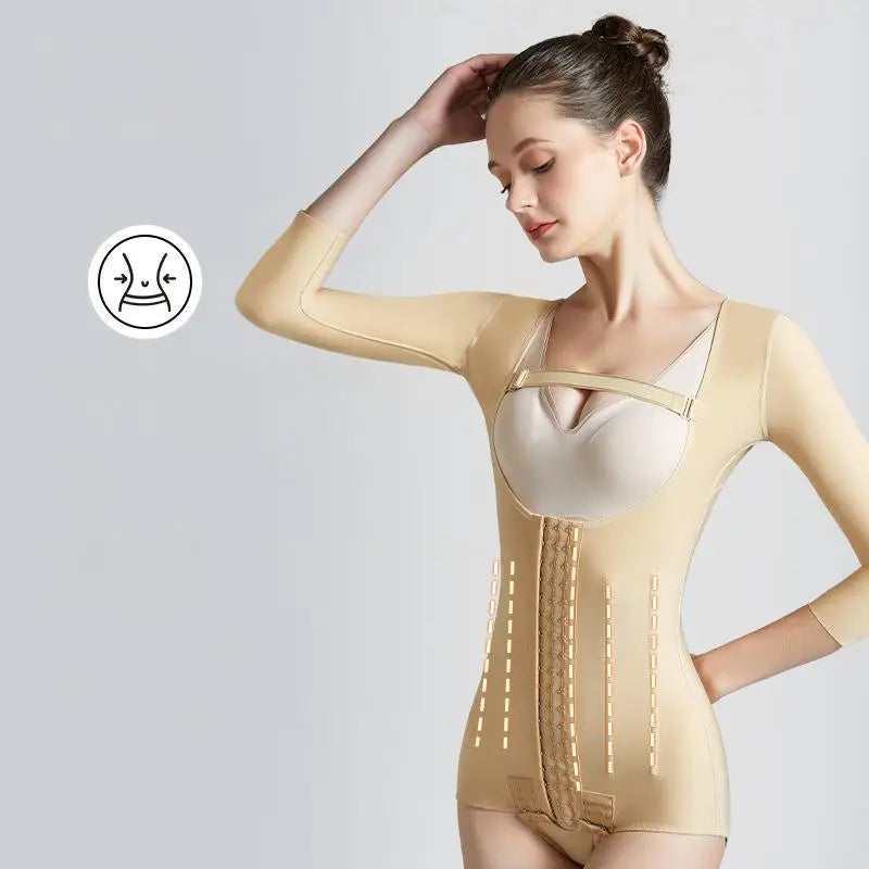 Compression Full-Length Tummy-Control Faja Body Shaper | OWNLUXE