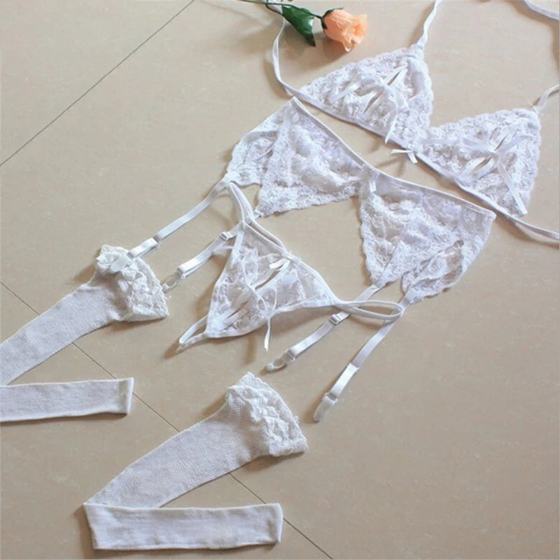 Push-Up Lace Stockings | OWNLUXE