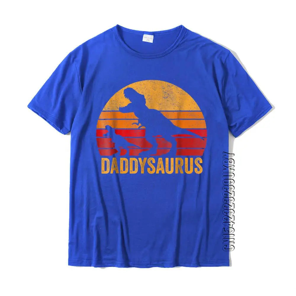 Daddysaurus Father’s Day T-Shirt – Funny Cotton Tee for Dad